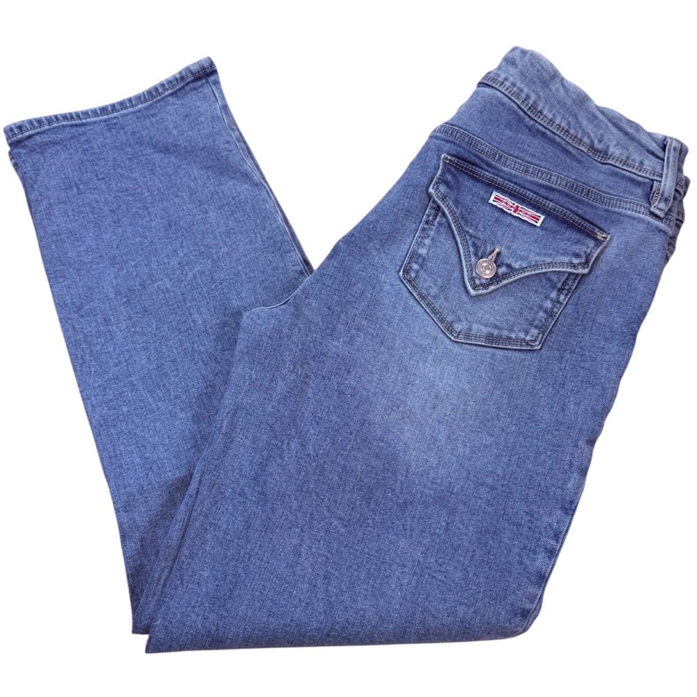 Hudson Los Angeles Jeans Women's 12 Bootcut Flare Flap Pocket Stretch Denim Y2K